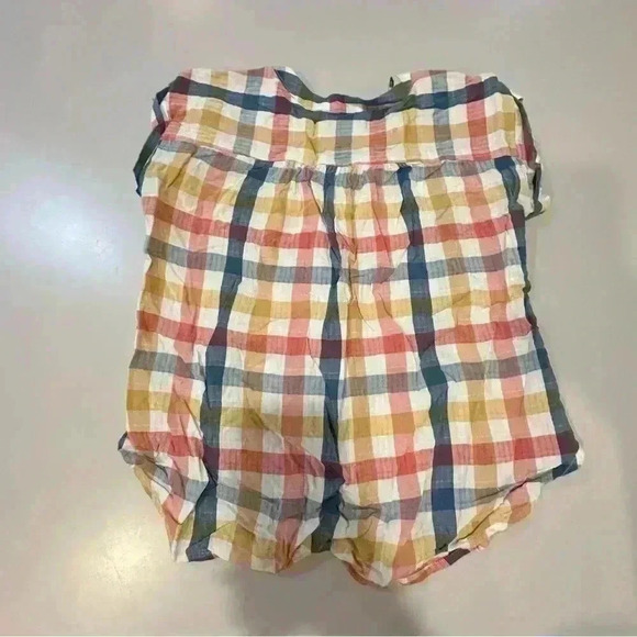 Loft Plaid Button Down Top Size Medium Size XXS Petite - Picture 9 of 9